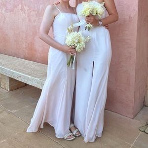 Azazie Cosette Dress Rose Petal Sz. 6